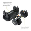PRCTZ Adjustable Dumbbells – 5-25 Lb Strength Training for Home & Gym.