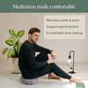 Zafu Yoga Bolster Meditation Cushion.