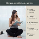 Zafu Yoga Bolster Meditation Cushion.