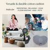 Zafu Yoga Bolster Meditation Cushion.